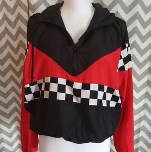 Checkered Windbreaker!